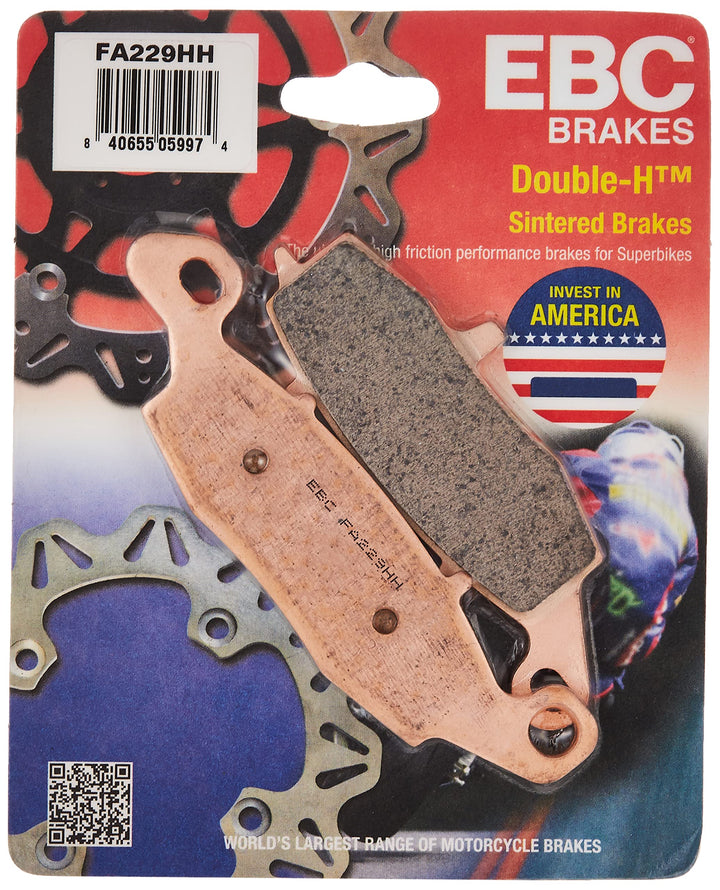 FA229HH + FA231HH EBC Full Sintered Brake Pads (Front)