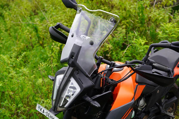 KTM ADV 390- Touring Wind Shield V2 Clear. By Carbon Racing