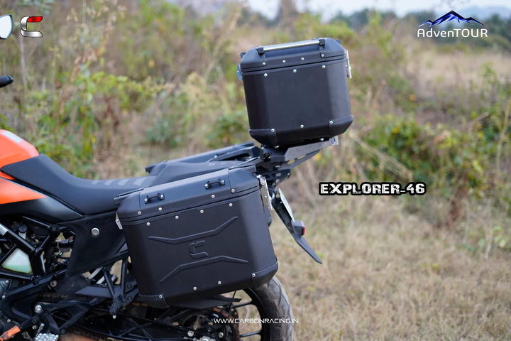 AdvenTOUR EXPLORER-Pro Top Box -46Ltrs (Universal Mounting Kit)