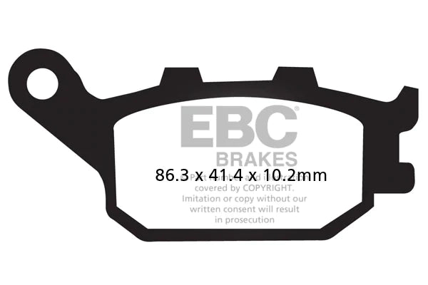 FA197HH EBC Full Sintered Brake Pads (Front/ Rear)