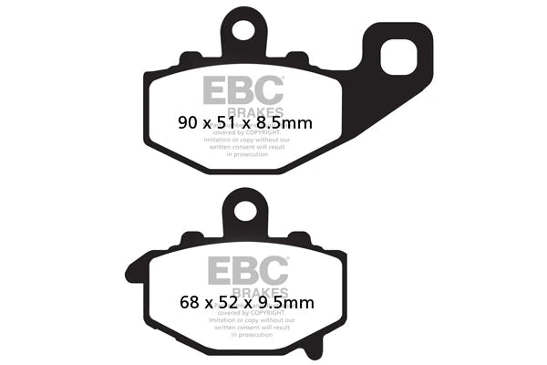 FA192HH EBC Full Sintered Brake Pads (Rear)