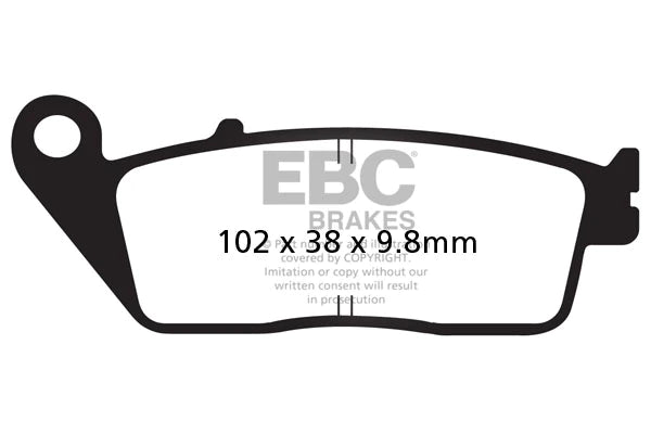 FA196HH EBC Full Sintered Brake Pads (Front)