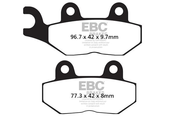 FA214/2HH EBC Full Sintered Brake Pads (Rear)