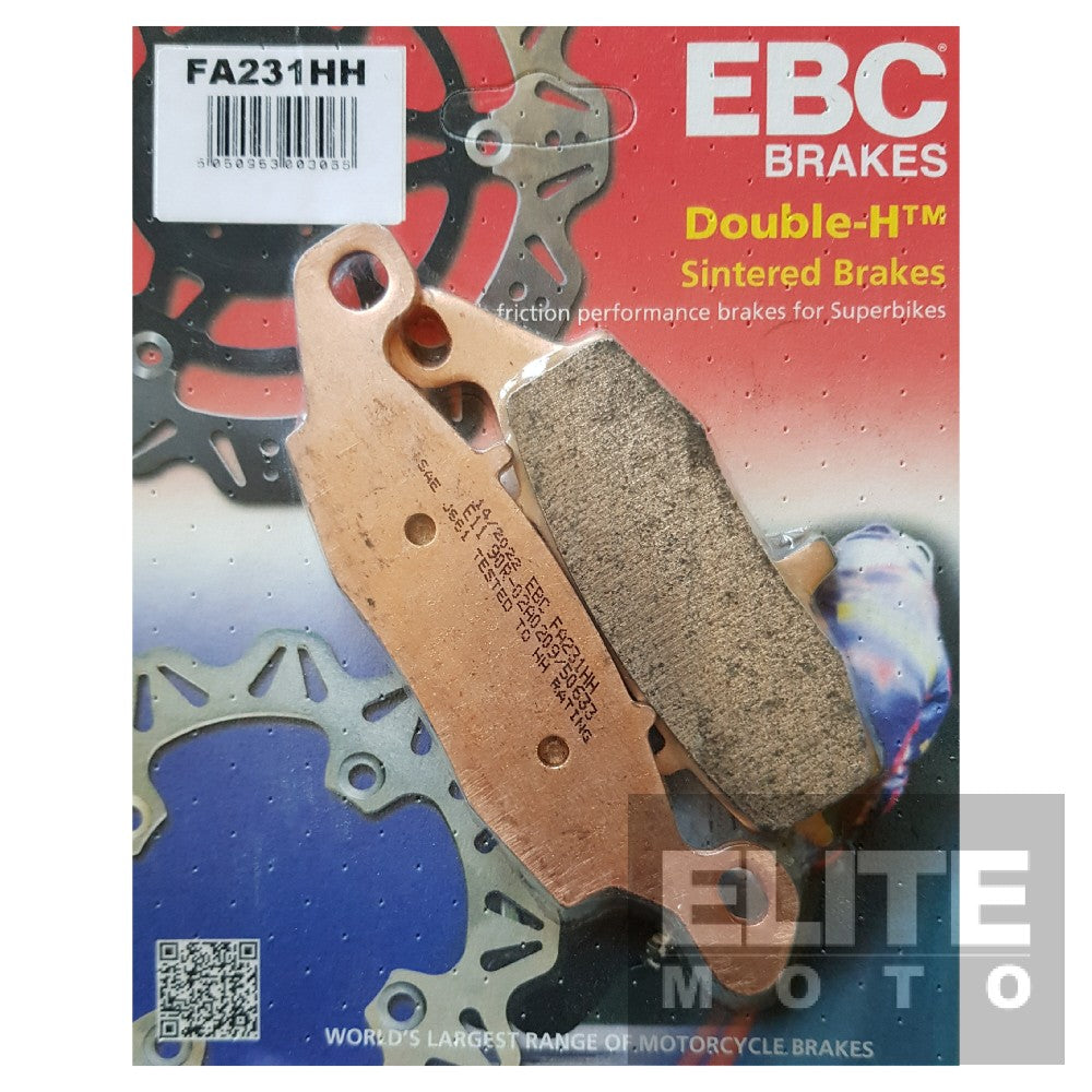 FA229HH + FA231HH EBC Full Sintered Brake Pads (Front)