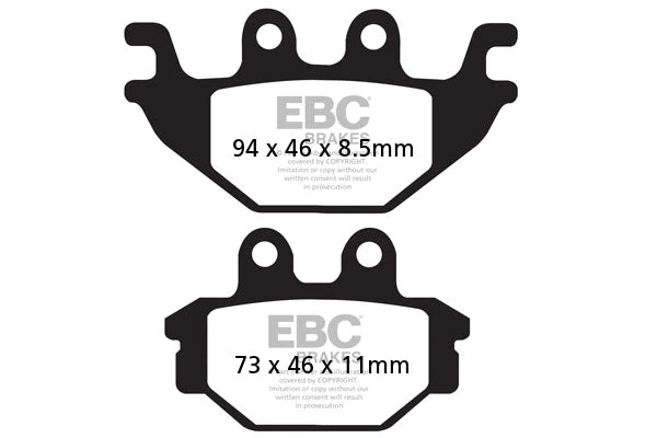 FA698HH EBC Full Sintered Brake Pads (Rear)