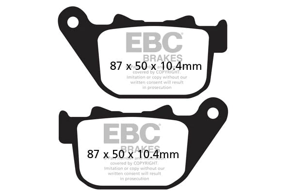 FA387HH EBC Full Sintered Brake Pads (Rear)