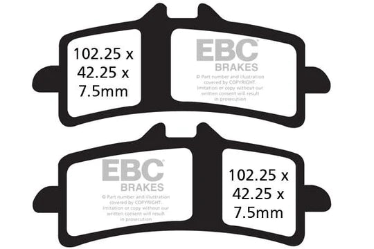 FA447HH EBC Full Sintered Brake Pads (Front)