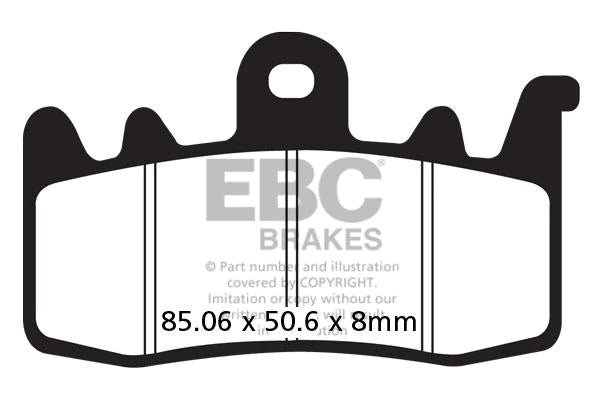 FA630HH EBC Full Sintered Brake Pads (Front)