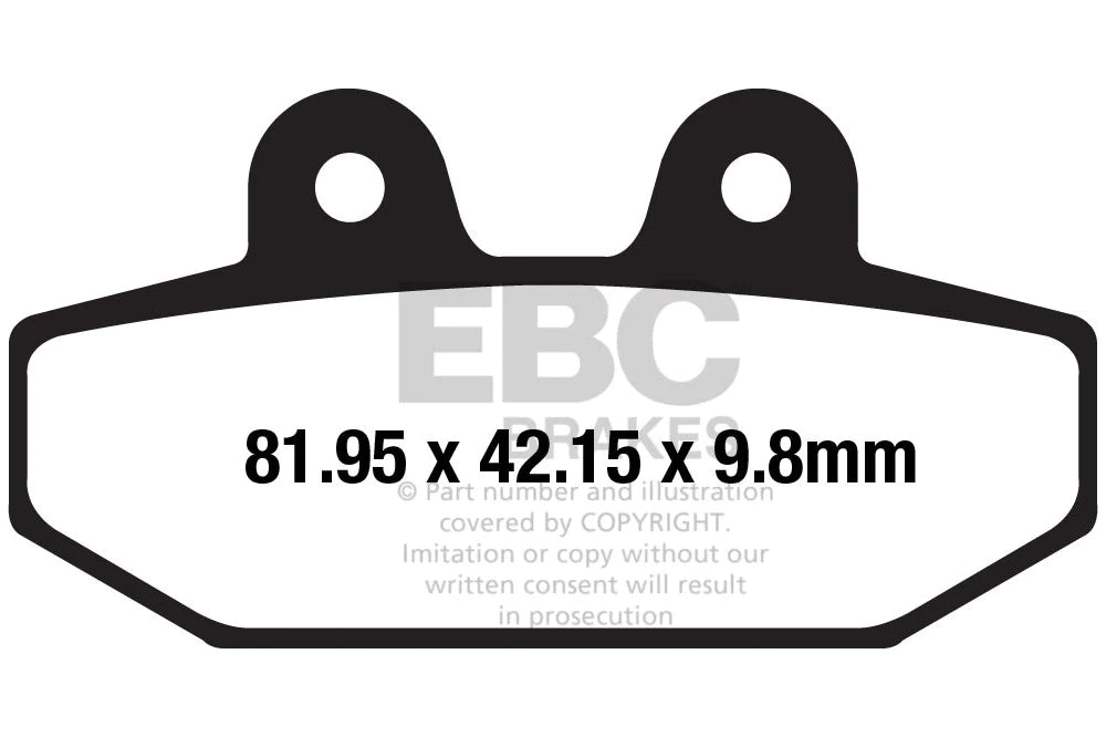 FA710HH EBC Full Sintered Brake Pads (Front)