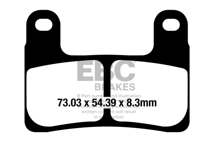 FA724HH EBC Full Sintered Brake Pads (Front)