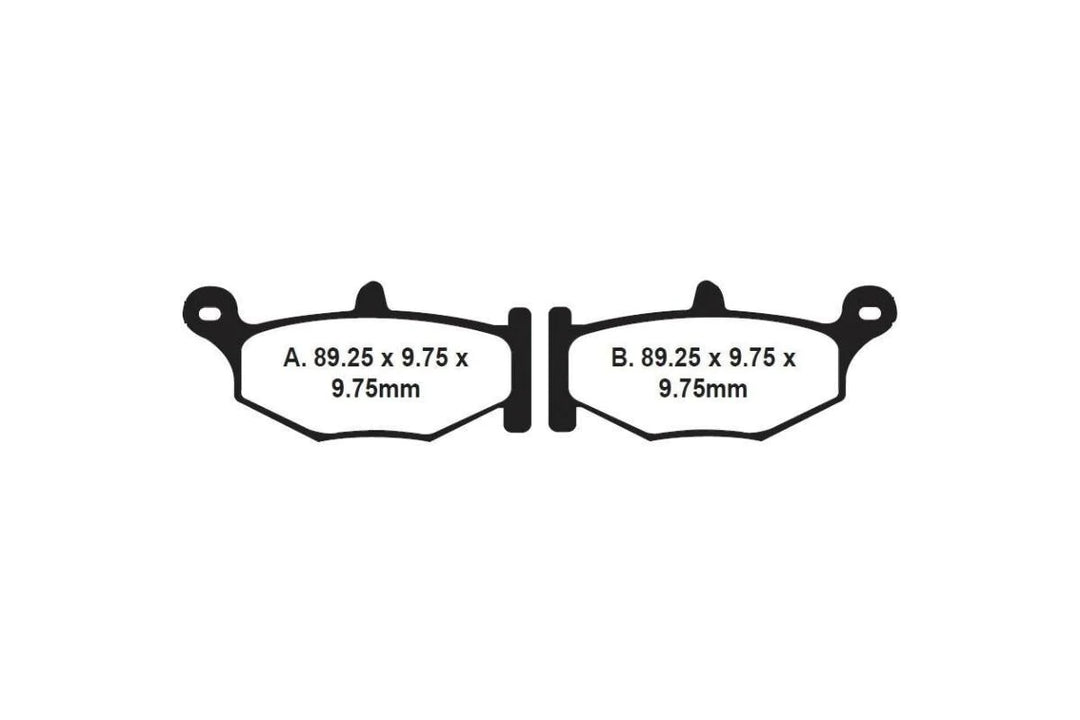 FA419HH EBC Full Sintered Brake Pads (Rear)