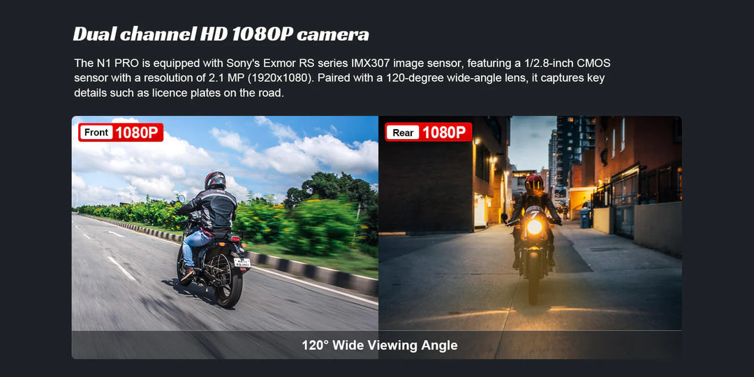 Innovv N1 Pro- Motorcycle Dash Cam and Navigation System