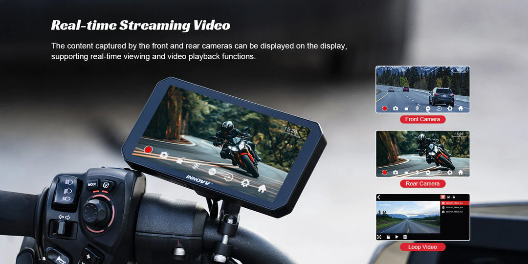 Innovv N1 Pro- Motorcycle Dash Cam and Navigation System