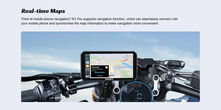 Innovv N1 Pro- Motorcycle Dash Cam and Navigation System