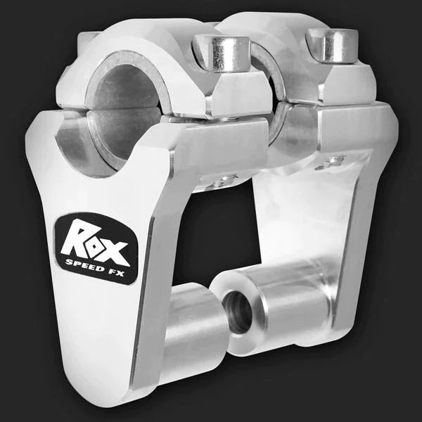 ROX - Pivoting Handlebar (32mm) Risers–51mm Rise-Anodized Aluminium