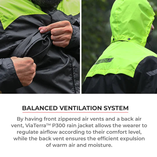 Viaterra P300– Motorcycle Rain Jacket