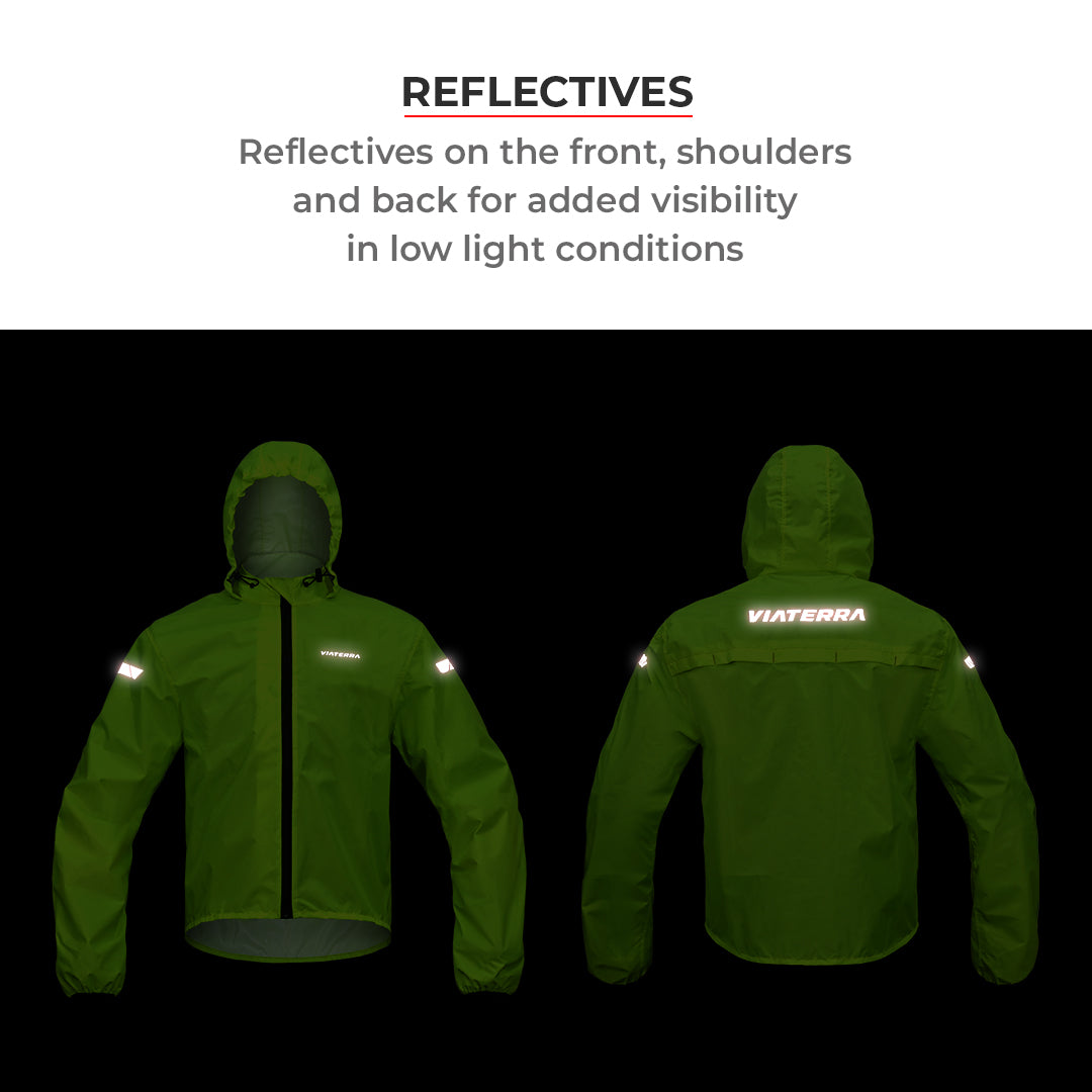 ViaTerra- B100 Rain Jacket Pro- Green