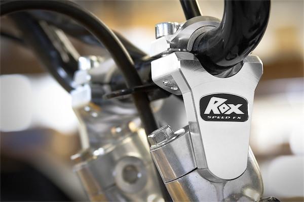 ROX - Pivoting Handlebar (22 & 28mm) Risers–51mm Rise-Natural Aluminium