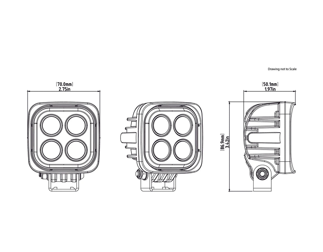 DENALI S4 Auxiliary LED Lights Pair (Option to make a complete set)