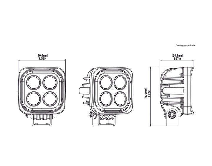 DENALI S4 Auxiliary LED Lights Pair (Option to make a complete set)