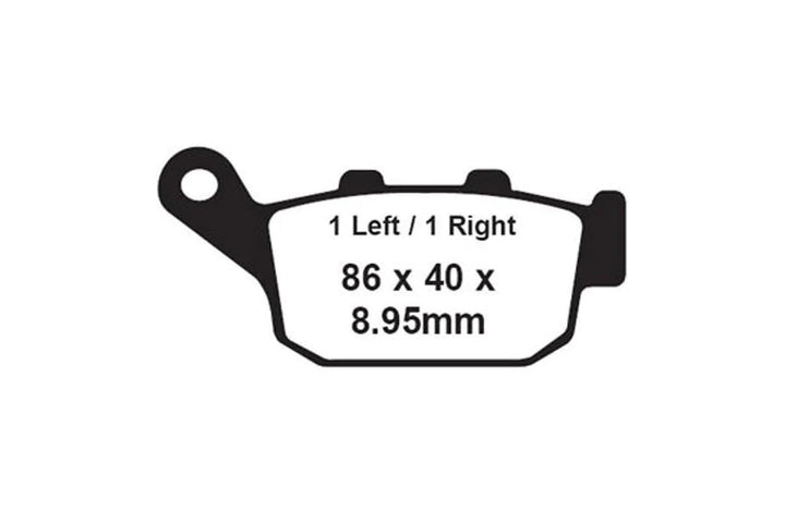 FA496HH EBC Full Sintered Brake Pads (Rear)