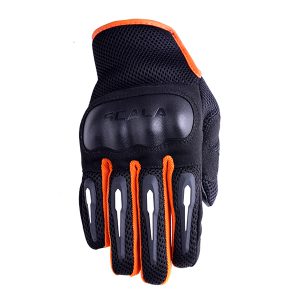 Scala- Air Riding Gloves- Black Orange