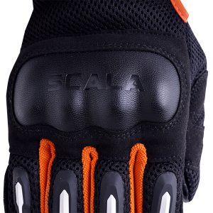 Scala- Air Riding Gloves- Black Orange