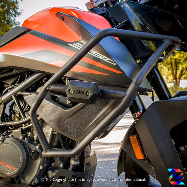 ZANA- Crash Guard with Slider- KTM 250/390 Adventure