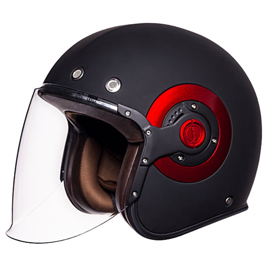 SMK- Retro Jet Unicolour Open Face Helmet