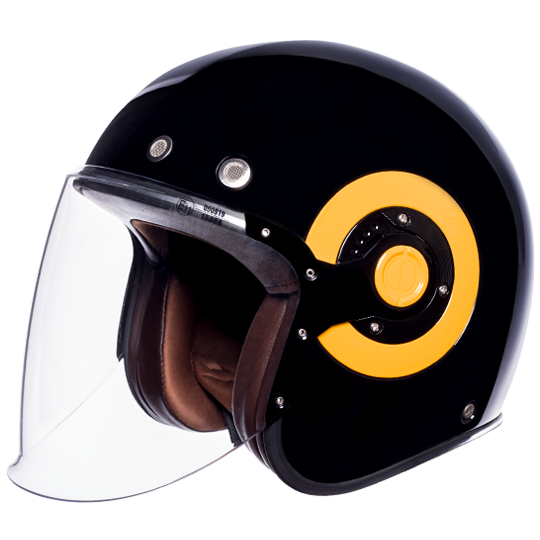 SMK- Retro Jet Unicolour Open Face Helmet