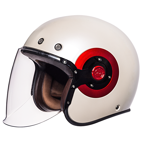 SMK- Retro Jet Unicolour Open Face Helmet