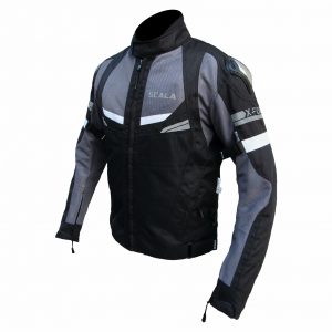 Scala- X Force Riding Jacket- Black Grey