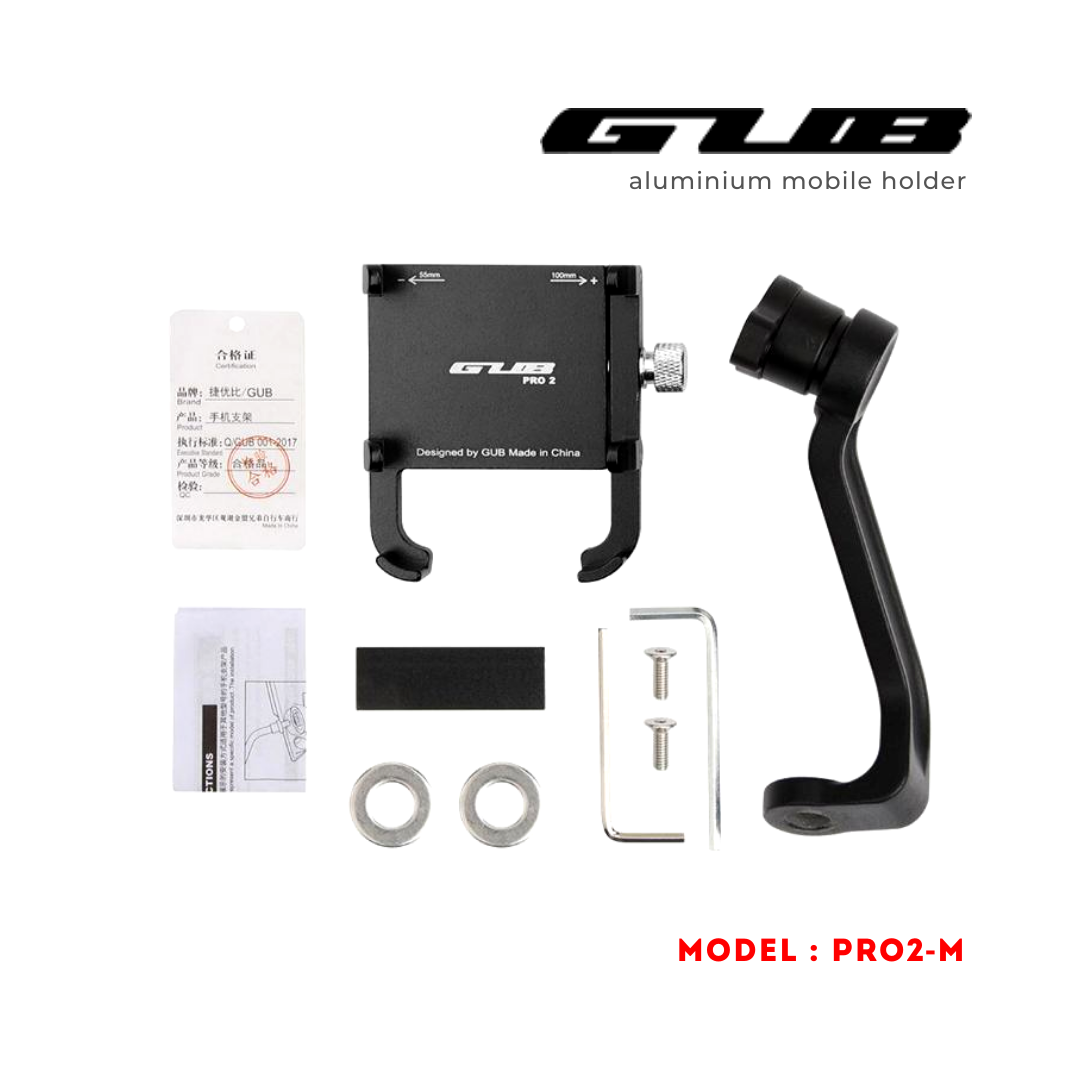 GUB PRO 2 – Mobile Mount (Mirror) – Biker's Pad