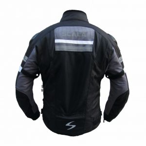 Scala- X Force Riding Jacket- Black Grey