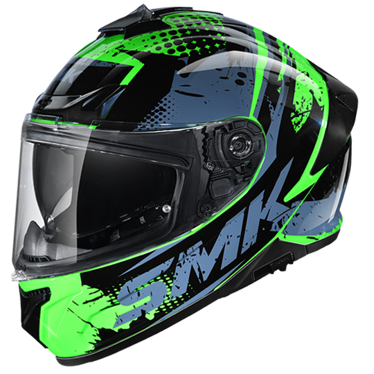 SMK- Typhoon Grunge- Full Face Helmet