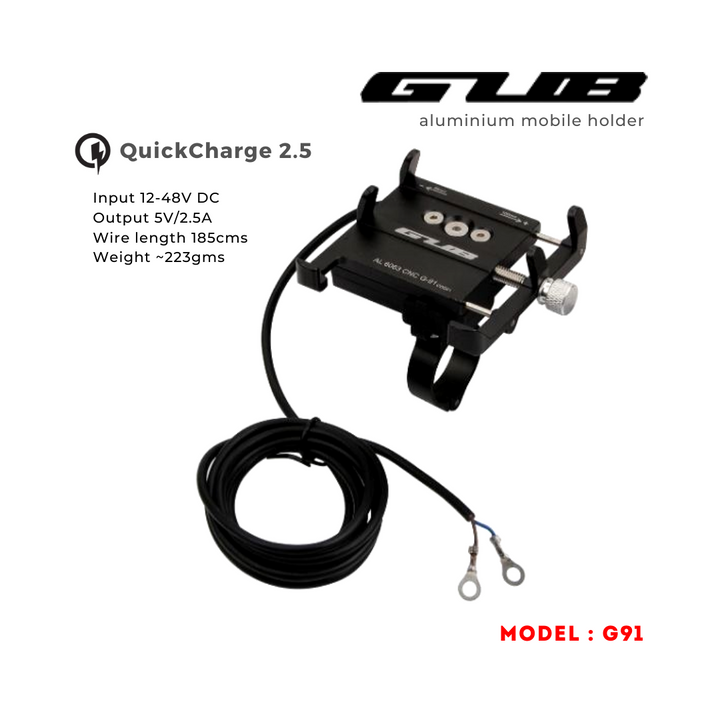 GUB- G91 Mobile Mount (2.5A Charger)