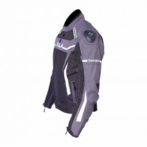 Scala- Thunder Riding Jacket- Black Grey