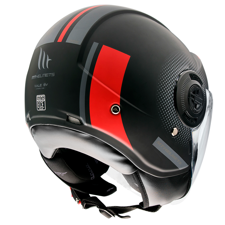 MT- Viale SV- Phantom C5 Matt Red- Open Face Helmet