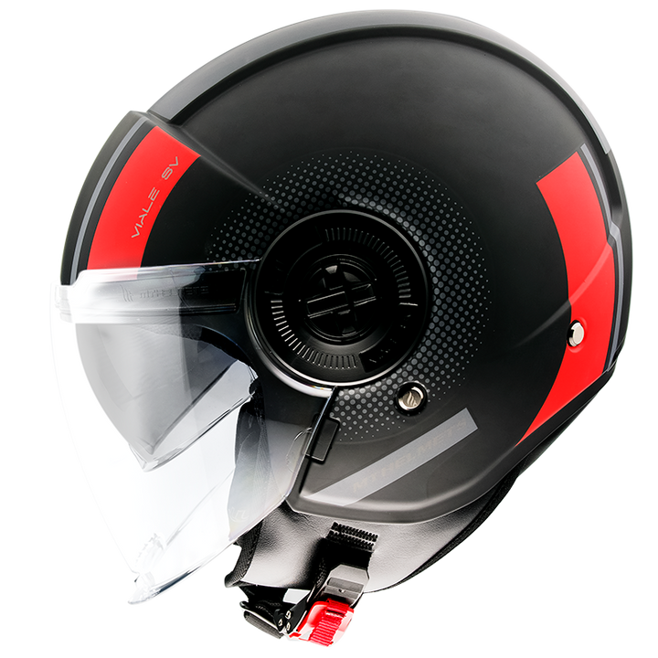 MT- Viale SV- Phantom C5 Matt Red- Open Face Helmet