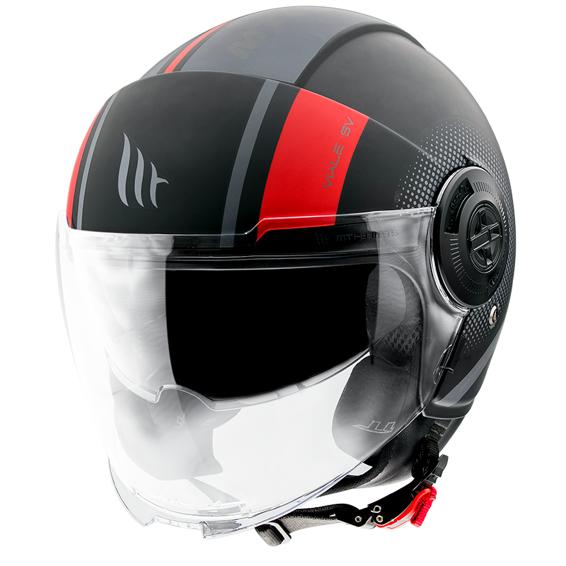 MT- Viale SV- Phantom C5 Matt Red- Open Face Helmet