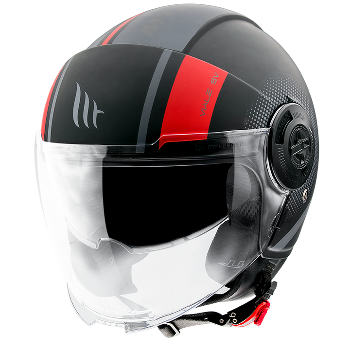 MT- Viale SV- Phantom C5 Matt Red- Open Face Helmet