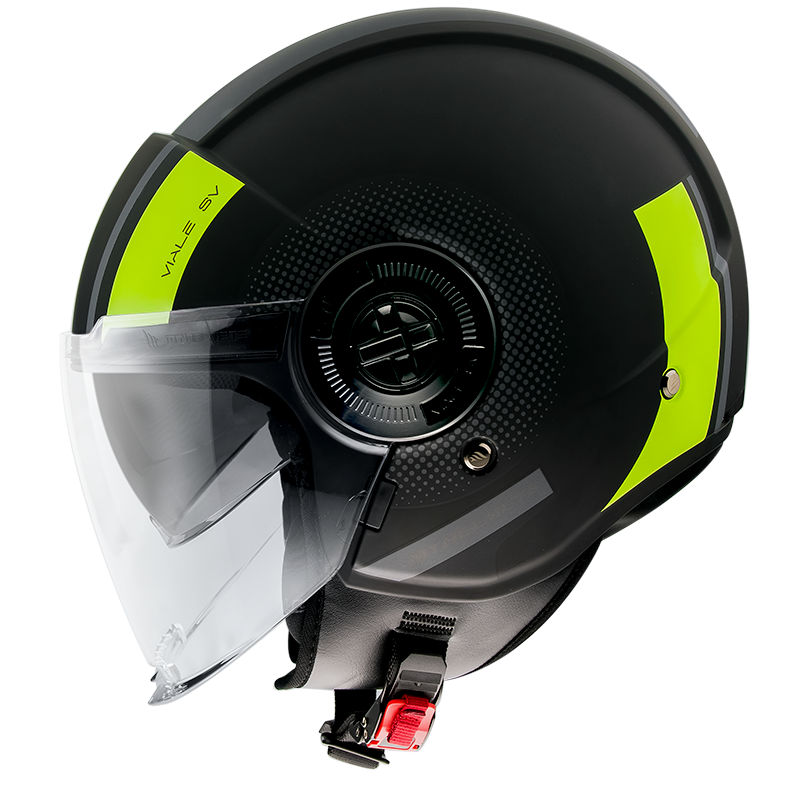 MT- Viale SV- Phantom C3 Matt Fluorescent yellow- Open Face Helmet