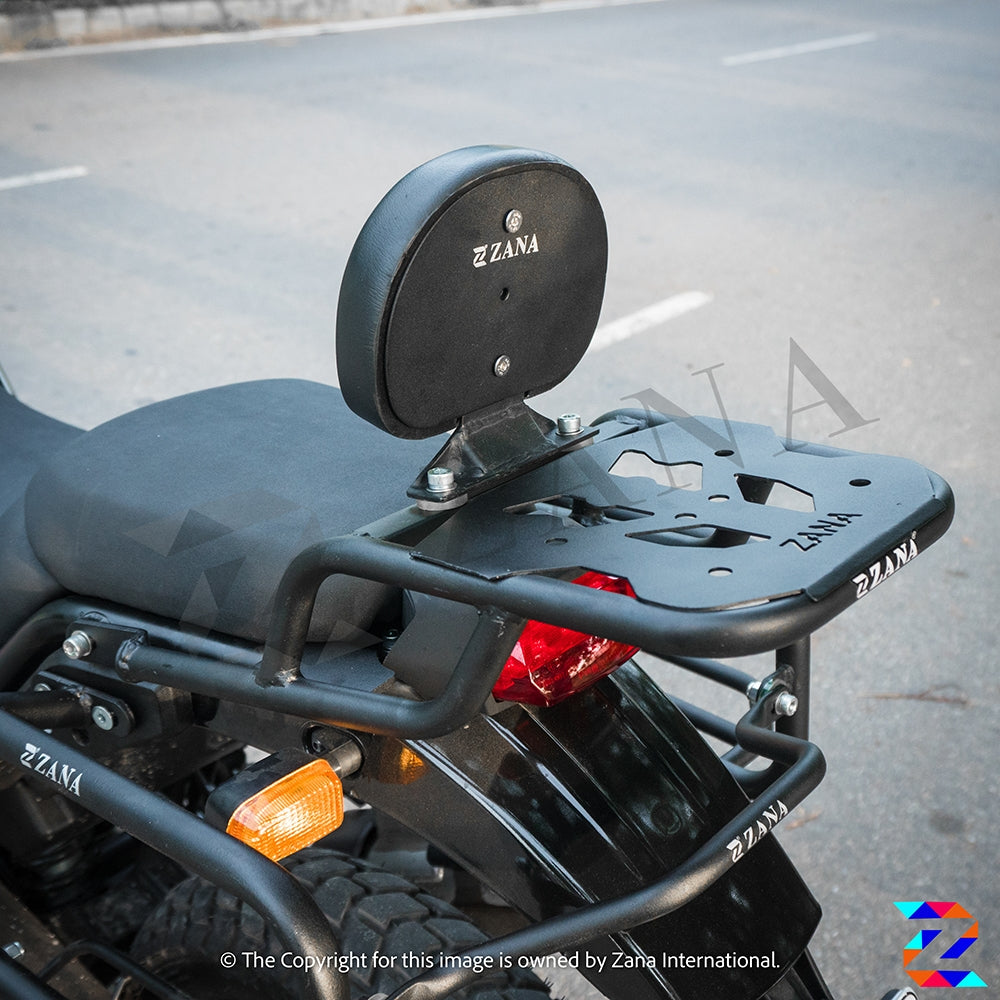 ZANA- Pillion Backrest (Universal) only with Compatible ZANA Top Racks