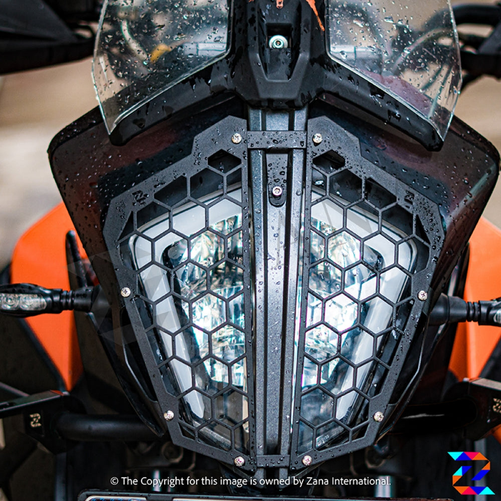 ZANA- Head Light Grill- Hexagonal- KTM 390 Adventure