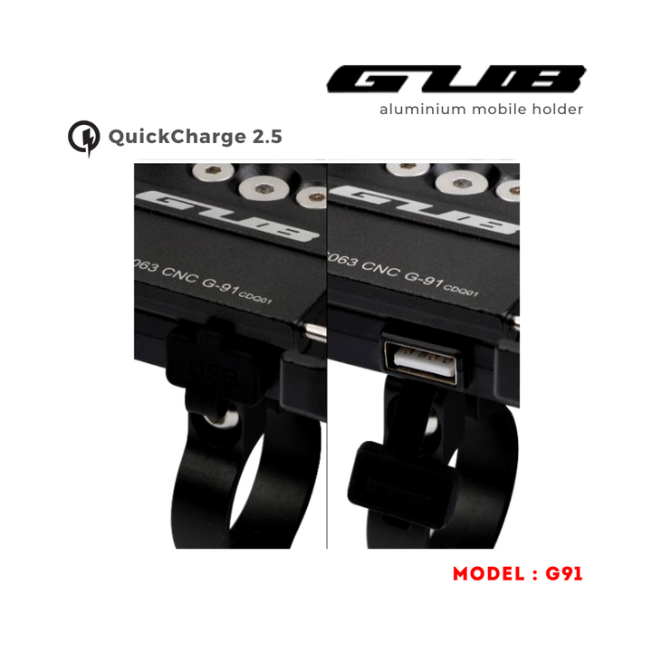 GUB- G91 Mobile Mount (2.5A Charger)