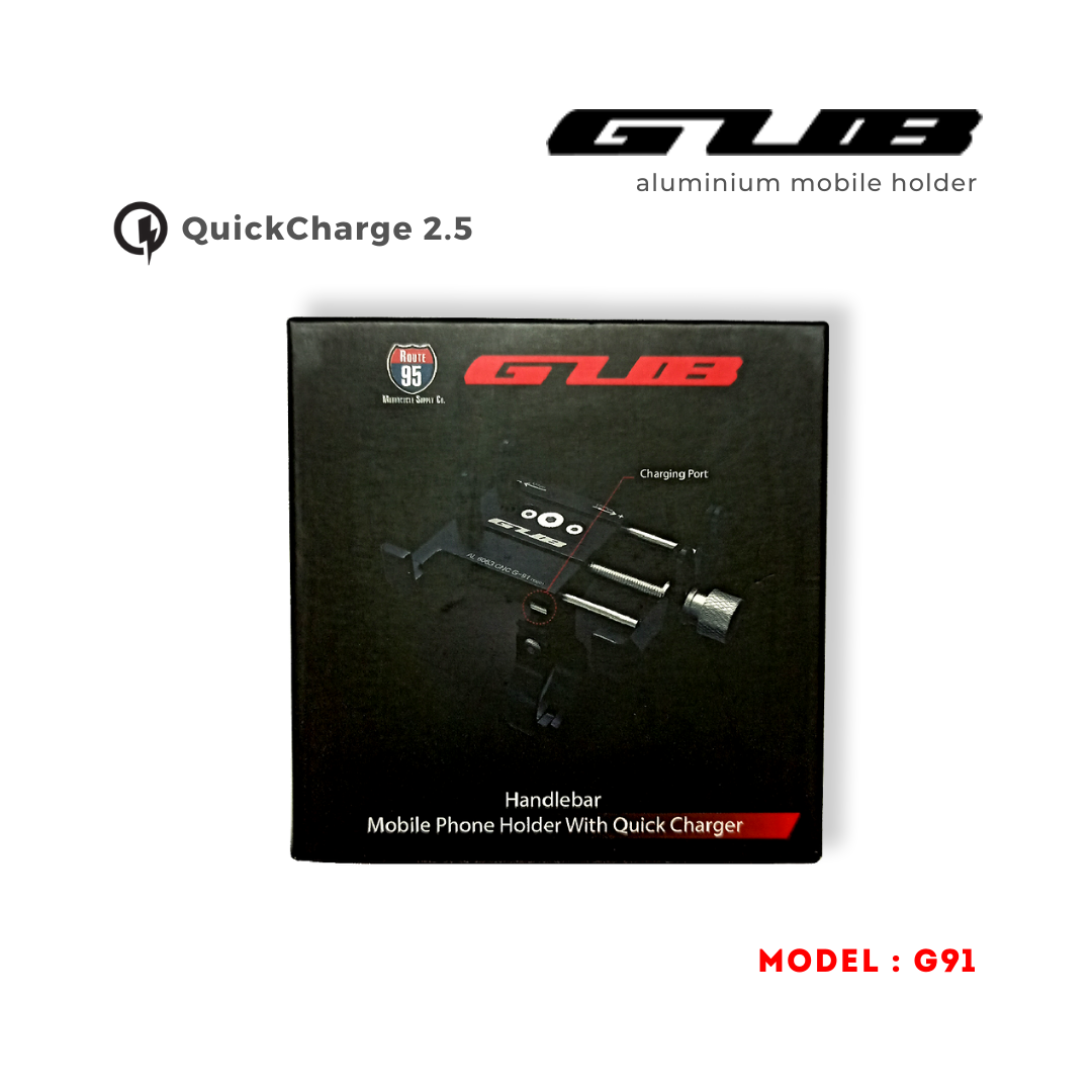 GUB- G91 Mobile Mount (2.5A Charger)