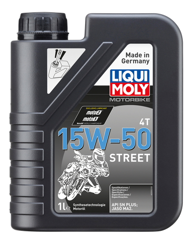 LIQUI MOLY- 4T Synth 15W50 Street- 1L