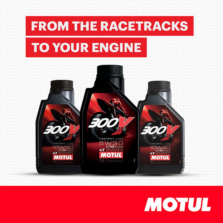 MOTUL- 300V FACTORY LINE 4T 10W40- 1L