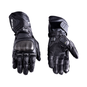 Scala- Trekker Full Gauntlet Riding Gloves- Black