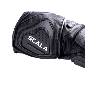 Scala- Trekker Full Gauntlet Riding Gloves- Black